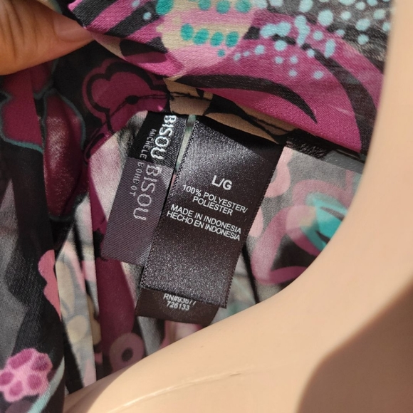 Y2k Bisou Bisou see through blouse (finally found it!) Ready to ship! - Picture 5 of 5